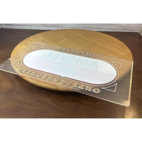 Imported Amstel Light Clear Plexiglass Beer Sign 18 X 9” Vintage Bar decor Read* - Picture 8 of 8